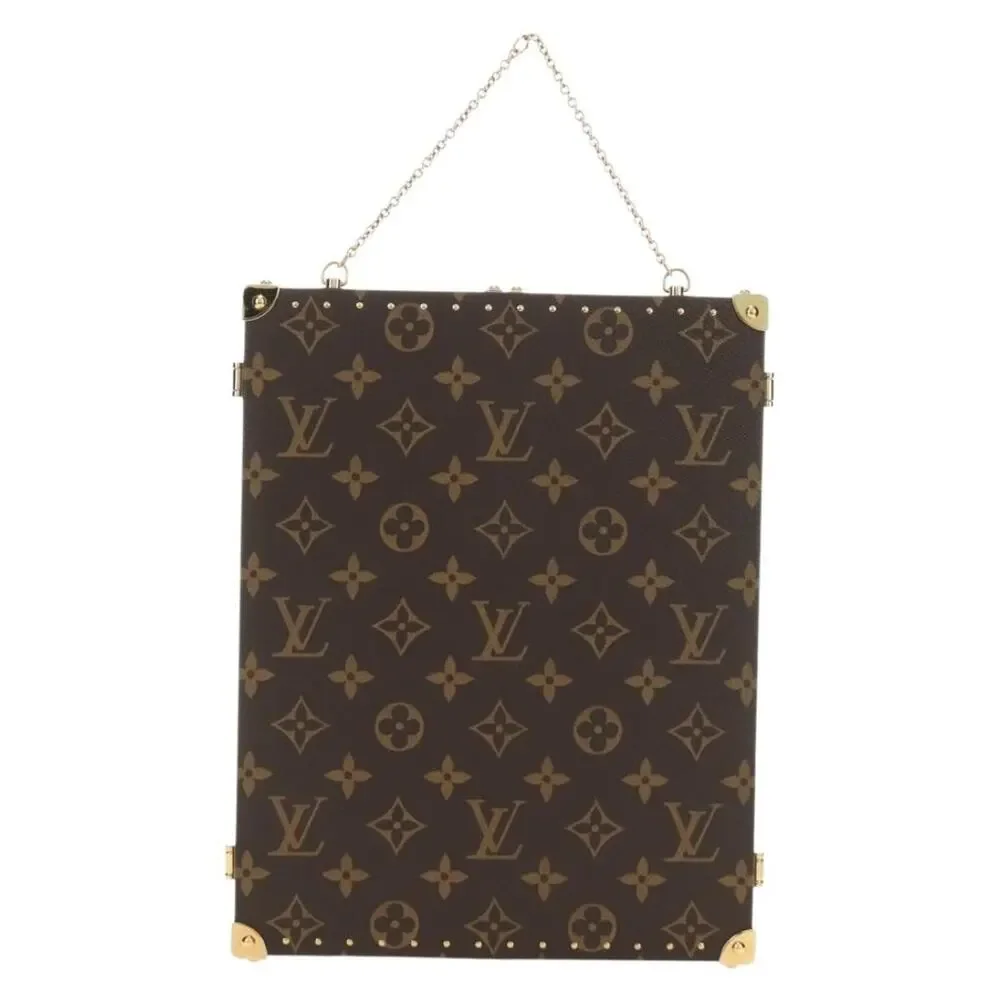 Louis Vuitton Monogram Home Mirror Trunk Hand Brown